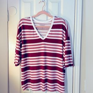 Torrid Relaxed Fit Super Soft Plush V-Neck Drop Shoulder Top. Size 00 (10)